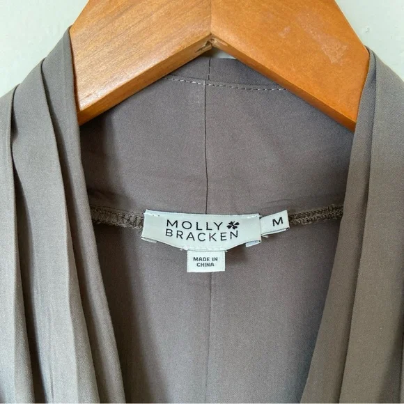 Molly Bracken Olive Midi Dress - Picture 4 of 10